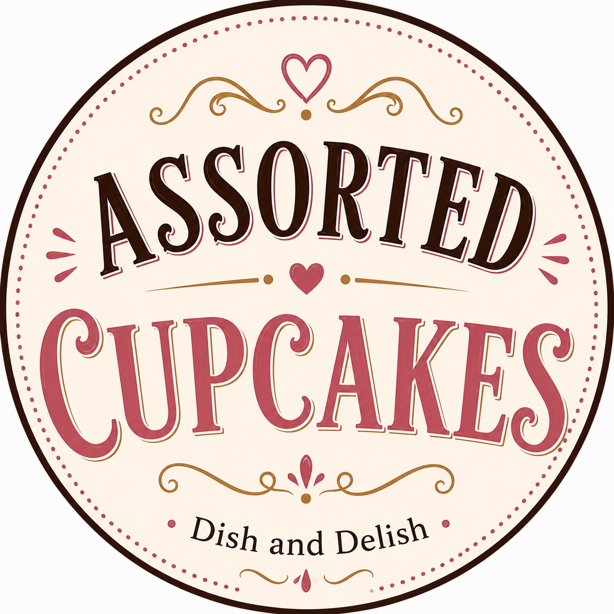 Assorted Cupcakes product label