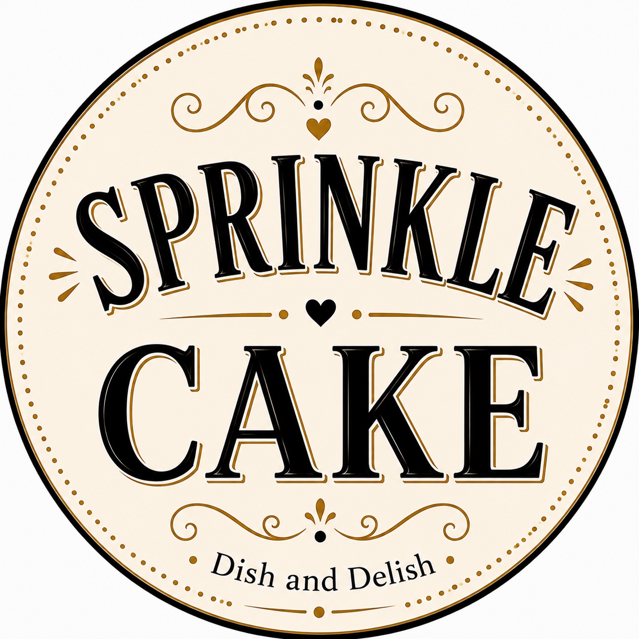 Sprinkle Cake Pot product label